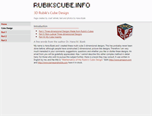 Tablet Screenshot of design.rubikscube.info